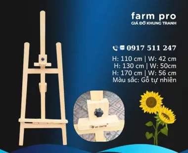 Gián đỡ khung tranh vuông (Premium)