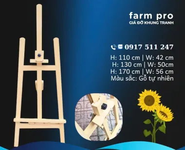 Gián đỡ khung tranh vuông (Premium)