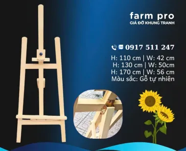 Gián đỡ khung tranh vuông (Premium)