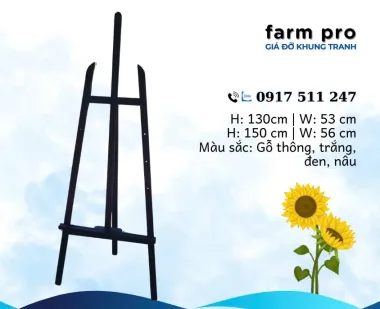 Giá đỡ trưng bày (Đen)