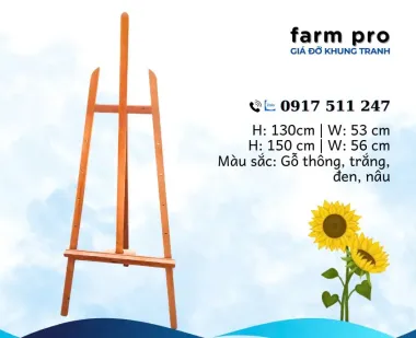 Giá đỡ trưng bày (Nâu)