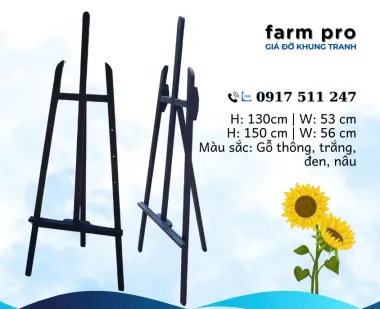 Giá đỡ trưng bày (Đen)