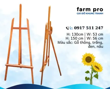 Giá đỡ trưng bày (Nâu)