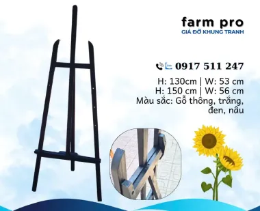 Giá đỡ trưng bày (Đen)