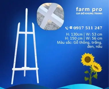 Giá đỡ trưng bày (Trắng)