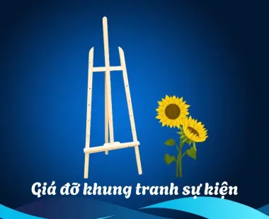 Giá đỡ khung tranh (Gỗ thông)